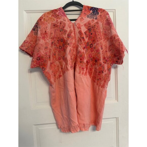 Arloom. One-of-a-Kind Huipil Pink Top. Size M/L. - Picture 4 of 7
